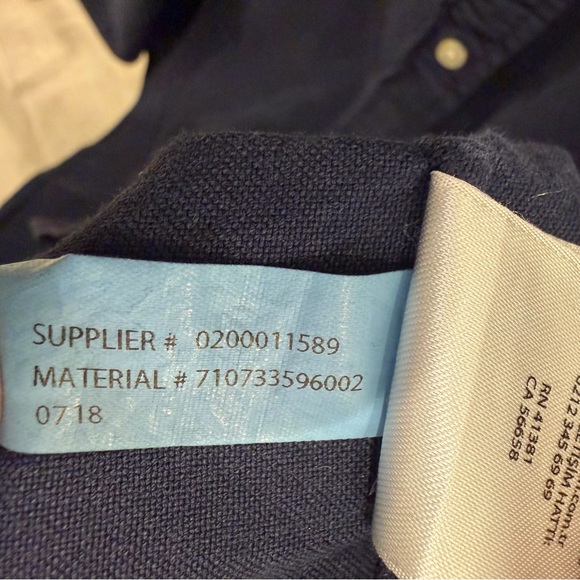 Ralph Lauren Dark Blue Casual Button Down Collared Shirt - Picture 7 of 9